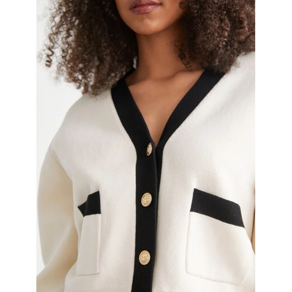 & Other Stories Cropped Button Front Cardigan - Picture 7 of 8